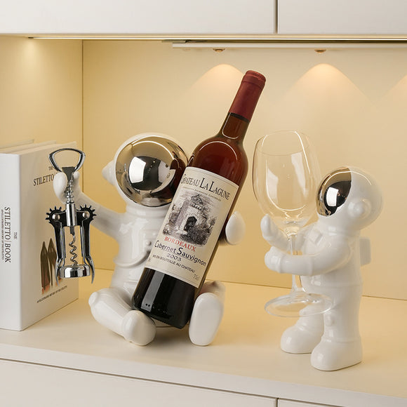 Mueble Astronauta para Vinos - Gabinete TV Decorativo Multifuncional