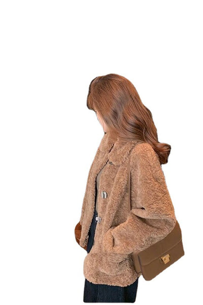 Abrigo de Lana Bereber Mujer - Suelto, Acolchado y Versátil para Otoño e Invierno - Image 3