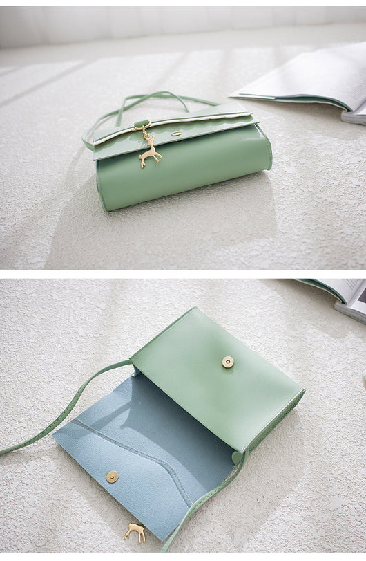 Bolso Cuadrado Pequeño Encaje Contraste Charm - Image 11
