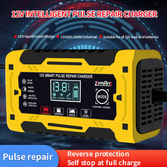 Cargador Inteligente 12V para Baterías de Auto y Moto - Image 2
