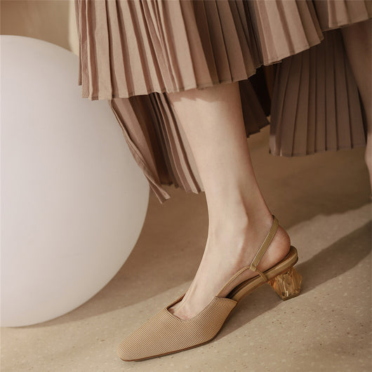 Sandalias Cómodas de Punta Cuadrada para Mujer con Suela Gruesa - Image 10