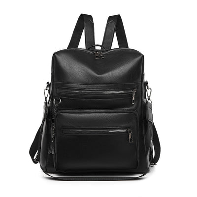 Mochila Casual de PU para Mujer - Gran Capacidad y Estilo Moderno - Image 3