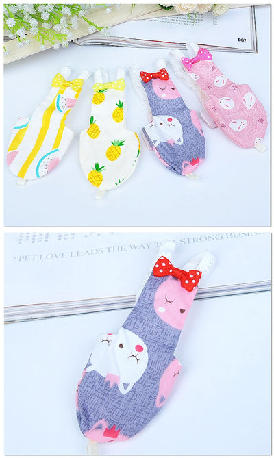 Pañales Desechables para Mascotas con Estampado de Aves Coloridas - Image 8