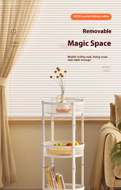 Carrito Organizador Plegable Multiusos para Frutas, Verduras y Snacks - Image 16