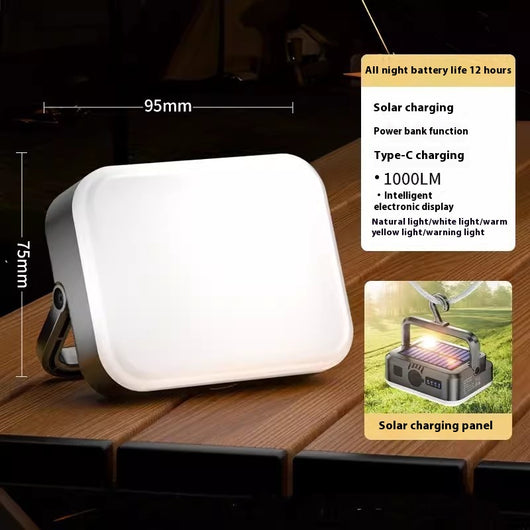 Lámpara Portátil para Campamento - Luz Ambiental de Tienda - Image 5