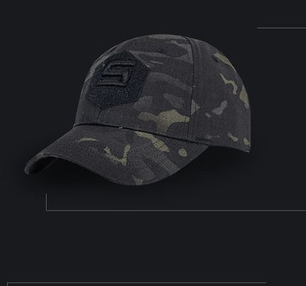 Gorra Táctica Camuflaje Oscuro Fuerzas Especiales - Image 2