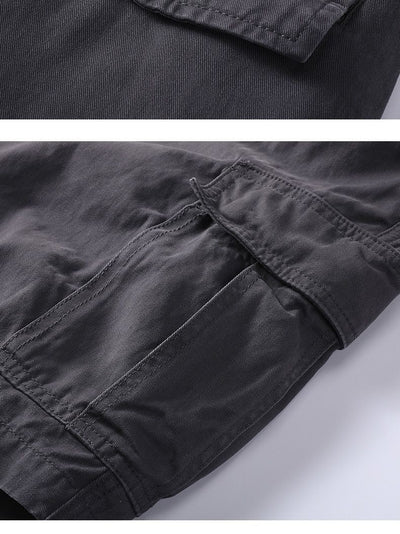 Pantalones Cargo Retro Holgados para Hombre con Múltiples Bolsillos - Image 14