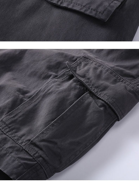 Pantalones Cargo Retro Holgados para Hombre con Múltiples Bolsillos - Image 14