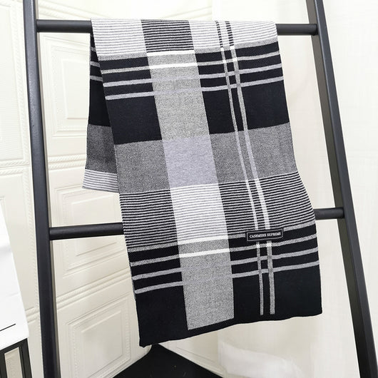 Bufanda Tejida Hombre Estilo Coreano Dongdaemun para Primavera, Otoño e Invierno