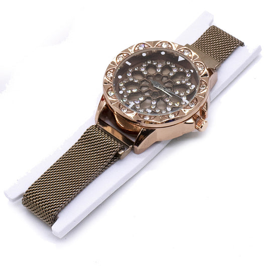 Reloj de Mujer con Esfera Giratoria y Mecanismo de Turntable para Negocios - Image 8