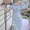 Vestido Cheongsam Jacquard Ajustado con Abertura Elegante