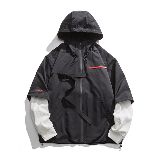Chaqueta Hoodie Desmontable Hombre Oversized Tendencia Urbana - Image 6