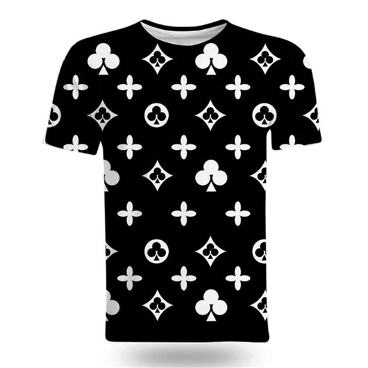 Camiseta Casual de Hombre con Impresión 3D Efecto Verano - Image 12