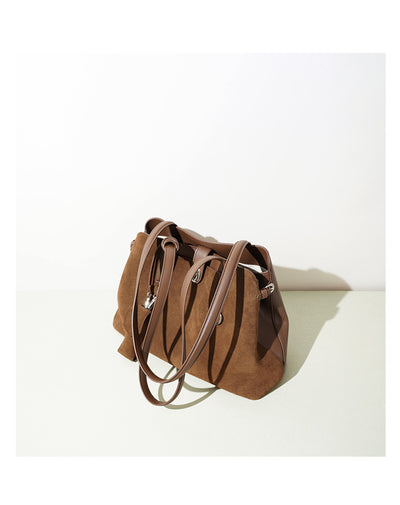 Bolso Retro de Gran Capacidad con Bandolera para Documentos - Image 10