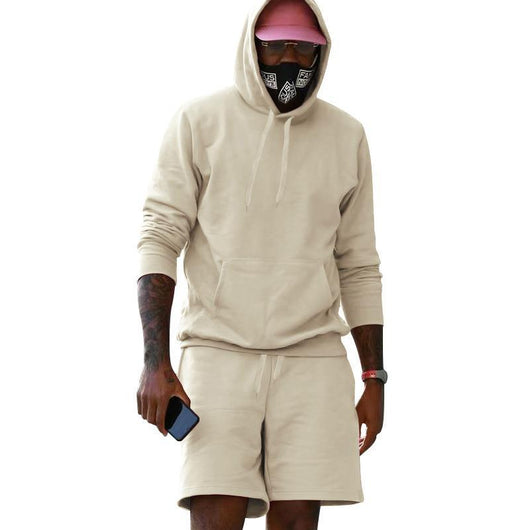 Conjunto de Sudadera y Shorts con Forro Polar para Hombre - Image 24