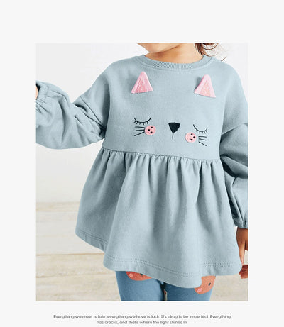Conjunto de Suéter Casual Transpirable con Estampado para Niñas - Image 7