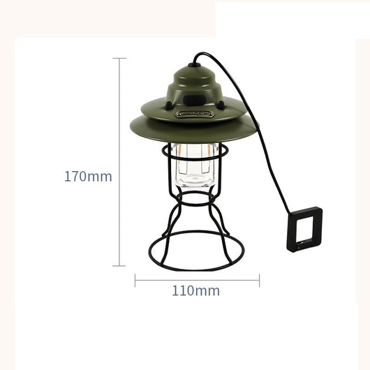 Linterna Retro Vintage Portátil para Exterior - Iluminación Multifuncional - Image 4