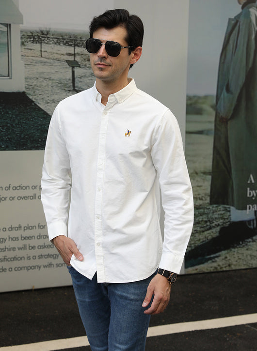 Camisa Casual de Manga Larga Talla Grande para Hombre - Image 14