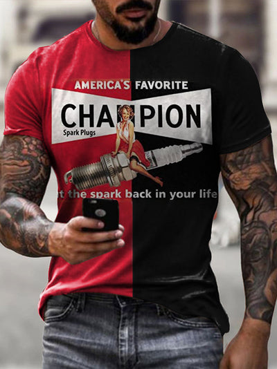 Playera 3D Estampada para Hombre - Diseño Macho Casual Deportivo - Image 3