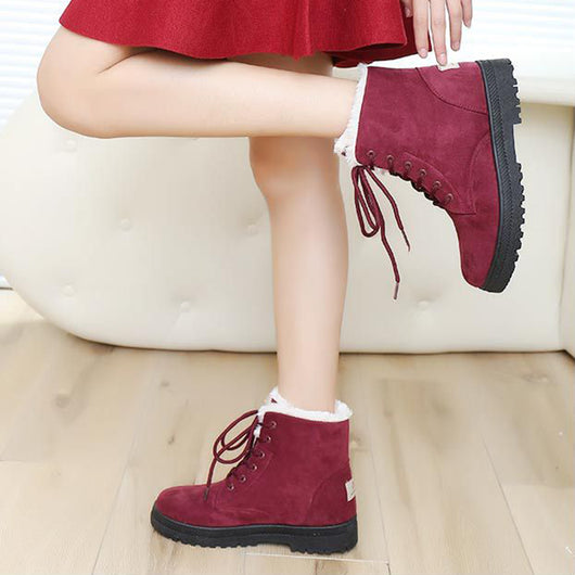 Botas de Invierno para Mujer con Forro Cálido de Felpa - Image 21