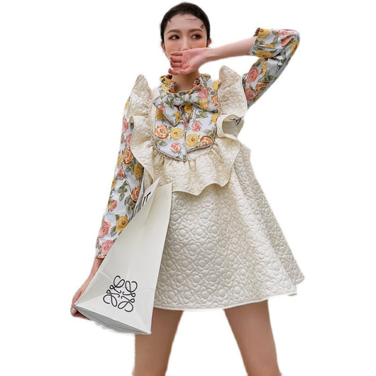 Blusa Dos Piezas con Falda de Tirantes Fruncida - Image 2