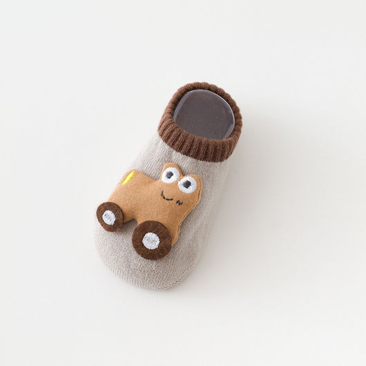 Calcetines Térmicos Gruesos para Bebé y Niño - Diseños Adorables de Dinosaurio, Conejo y Muñecas - Image 4