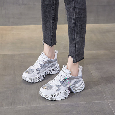 Zapatillas Papá Gruesas Coreanas para Mujer - Otoño Invierno - Image 8