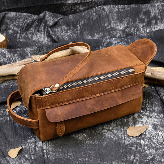 Bolsa de Aseo de Cuero Premium Grande para Mujer - Image 15