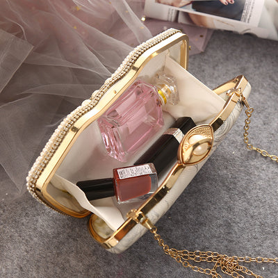 Bolso de Noche Elegante con Cuentas y Cierre Seguro - Image 5