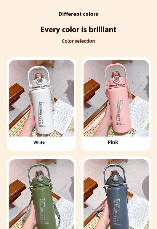 Termo Doble Capacidad Grande para Bebidas Frías y Calientes - Image 12