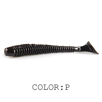 Señuelo de Pesca Luya Soft Fish con Cola T Bicolor y Sal - Image 15