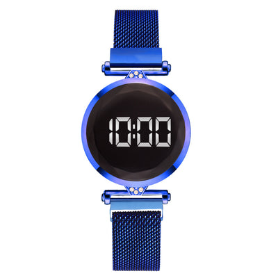 Reloj Deportivo Electrónico con Malla Magnetita y Display LED - Image 12