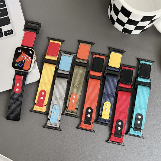 Correa de Moda con Velcro Nylon a Juego de Colores