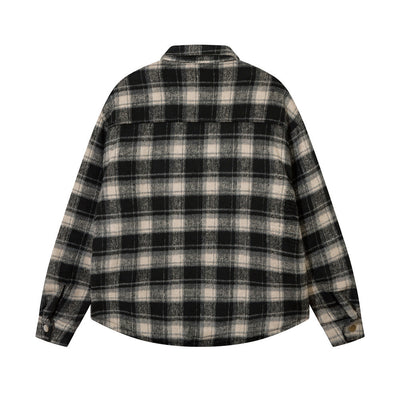Abrigo Acolchado de Cuadros para Hombre - Image 2