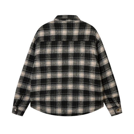 Abrigo Acolchado de Cuadros para Hombre - Image 2