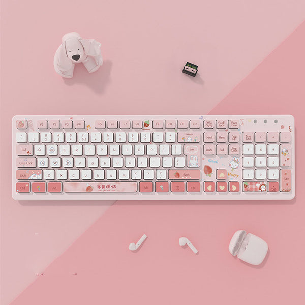 Teclado Inalámbrico Ergonómico para Computadora