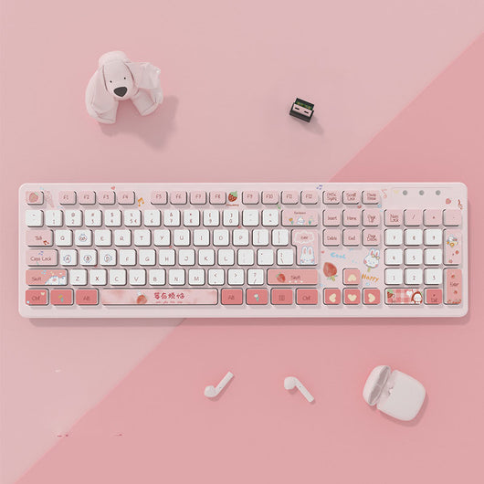 Teclado Inalámbrico Ergonómico para Computadora