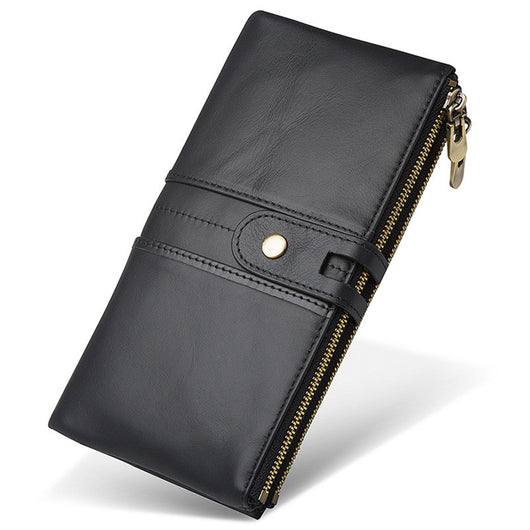Cartera Larga de Cuero para Hombre con Múltiples Compartimentos Estilo Business - Image 7