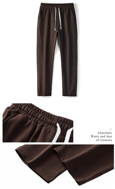 Pantalones de Chándal Holgados de Algodón para Hombre - Image 21