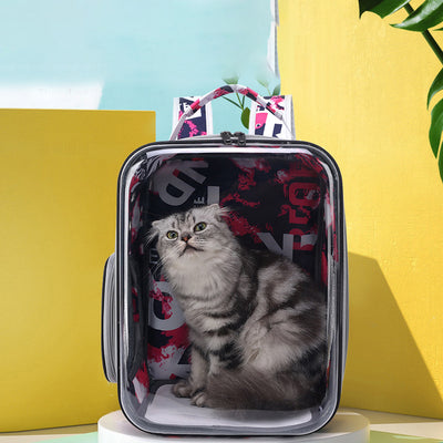 Mochila Transportadora Espacial Transpirable para Mascotas con Cápsula de Viaje - Image 4