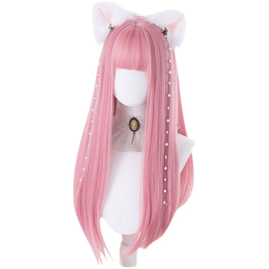 Peluca Larga Recta hasta la Cintura - Estilo Anime - Image 2