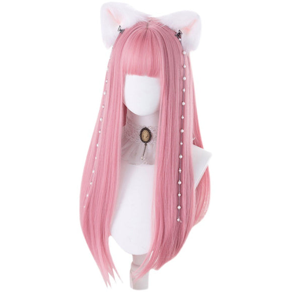Peluca Larga Recta hasta la Cintura - Estilo Anime