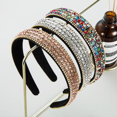 Diadema Deportiva Diamantes Coloridos Antideslizante para Mujer - Image 15