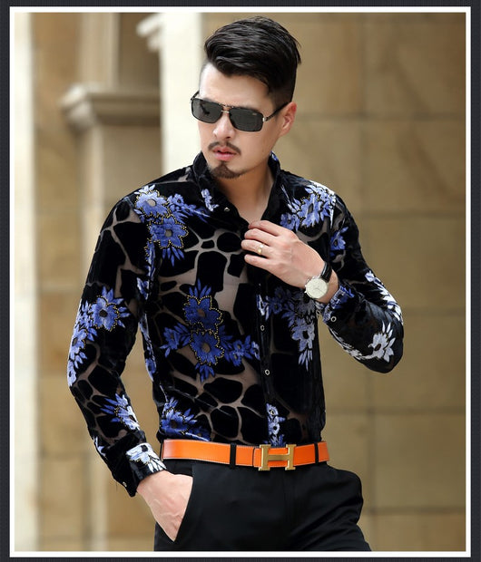 Camisa Manga Larga Slim Fit Elegante para Hombre - Image 5