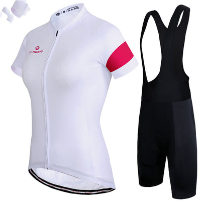 Conjunto de Ciclismo Mujer Tirantes Manga Corta Verano Transpirable - Image 5