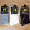 Calcetines Poliéster Gris, Negro y Blanco