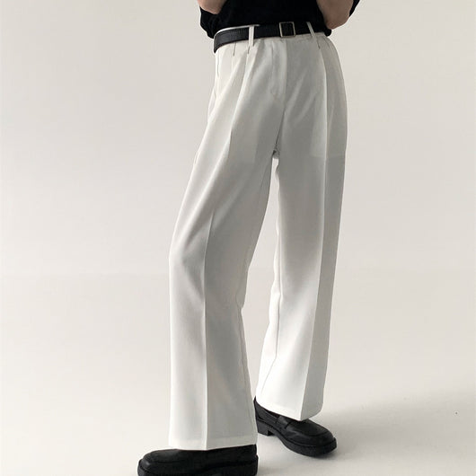 Pantalones Anchos Efecto Drapeado Estilo Urbano Relajado - Image 3