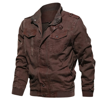 Chaqueta Militar Retro Talla Grande - Primavera y Otoño - Image 5