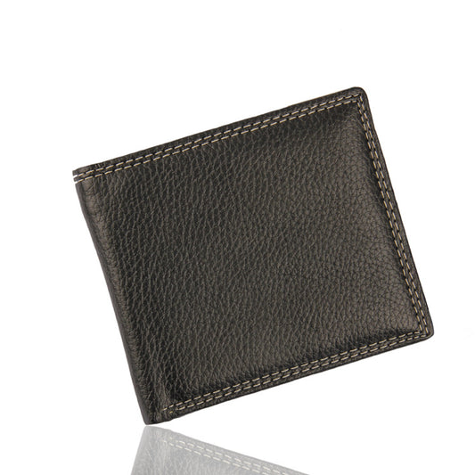 Cartera Minimalista de Cuero PU para Hombre - Diseño Moderno y Funcional