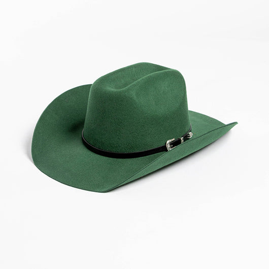 Sombrero Vaquero de Ala Ancha con Hebilla y Lana Pura - Image 14